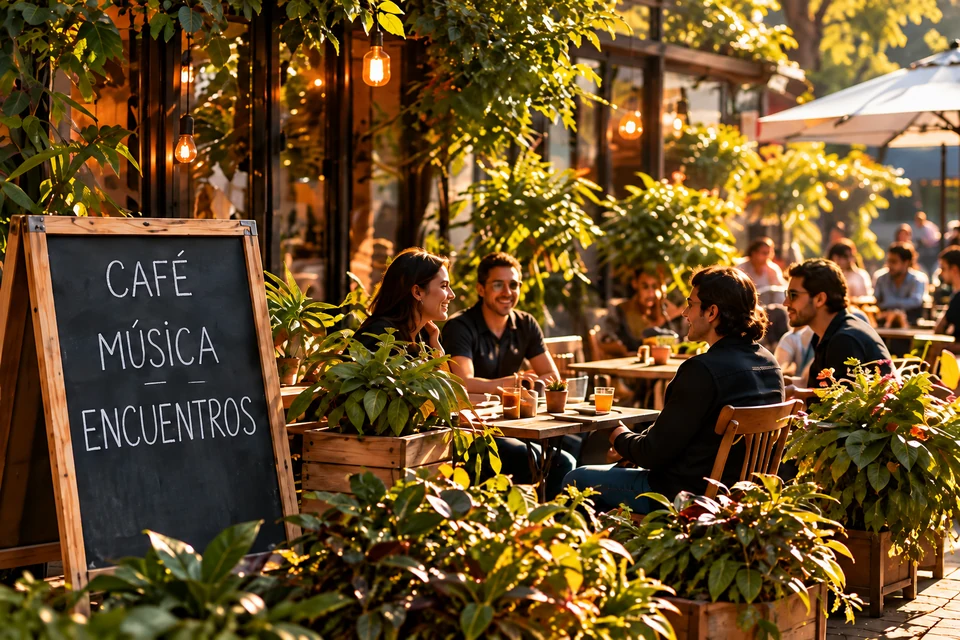 Café Aurora, un lugar ilustrativo para descubrir.