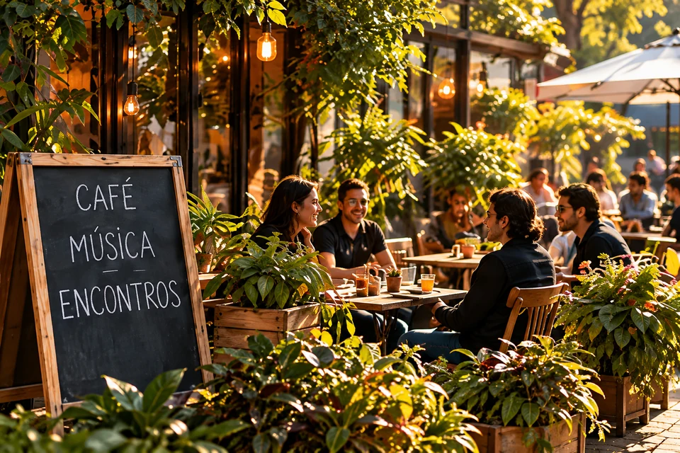 Café Aurora, um lugar ilustrativo para descobrir.